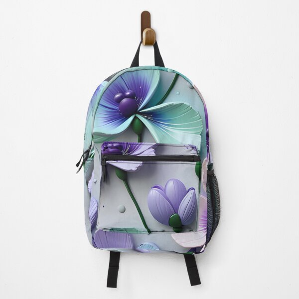 Item preview, Realistic delicate 3D wild flowers - expressive botanical pattern. designed and sold by My-fake-places.
