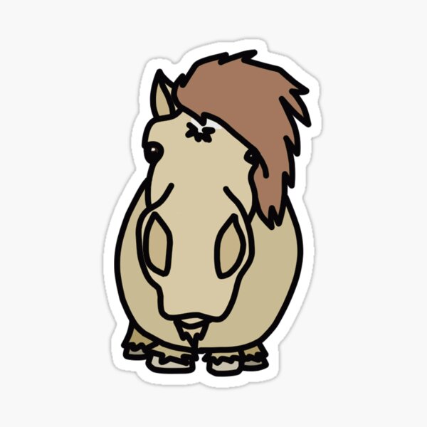 Aperçu de l'œuvre J'adore les poneys Shetland ! créée et vendue par Abby Art Studio.