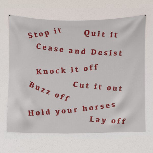 Item preview, Stop it designed and sold by janraydesigns.