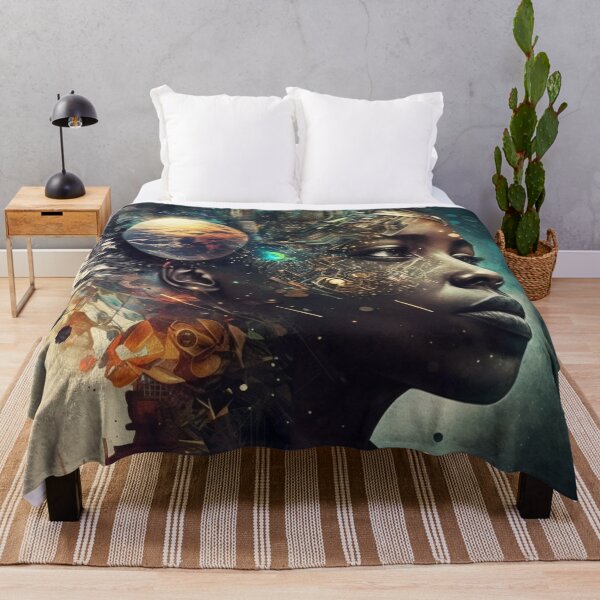 Item preview, Afrofuturism Art designed and sold by MidJourneymen.