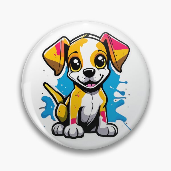 Item preview, Adorable lindo cachorro con un toque de graffiti designed and sold by ComputeUnit.