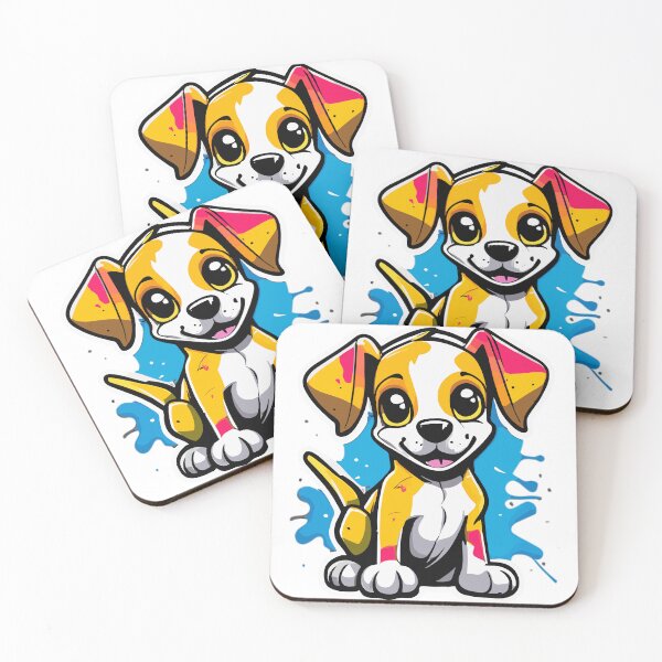 Item preview, Adorable Cute Puppy with a Splash of Graffiti designed and sold by ComputeUnit.