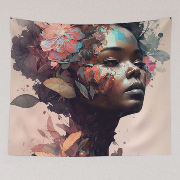Item preview, Afrofuturism Art designed and sold by MidJourneymen.