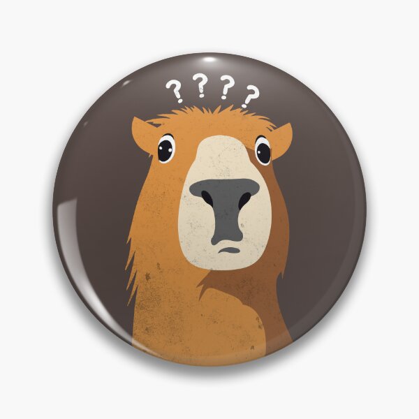 Item preview, What The Capybara! (WTC) - Clueless Capybara Design designed and sold by Sir Meow Meow.