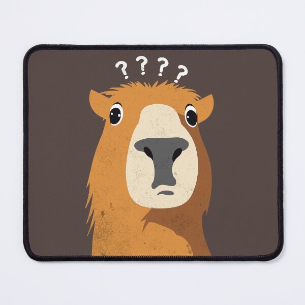 Item preview, What The Capybara! (WTC) - Clueless Capybara Design designed and sold by Sir Meow Meow.