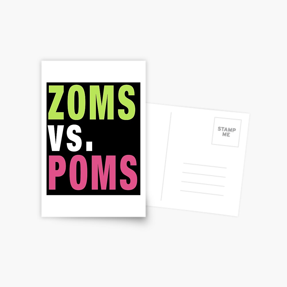 ZOMS vs. POMS Leggings for Sale by flynngs