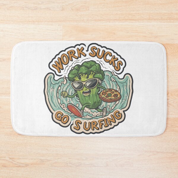 Item preview, work sucks , go surfing ! designed and sold by NebulaWhimsy.
