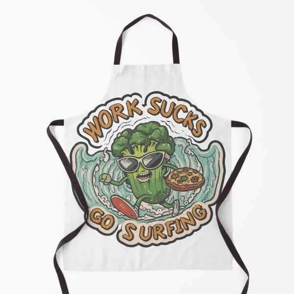 Item preview, work sucks , go surfing ! designed and sold by NebulaWhimsy.