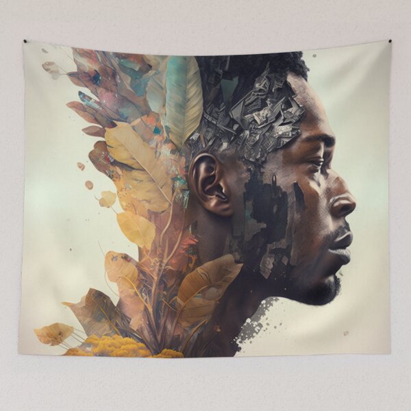 Item preview, Afrofuturism Art designed and sold by MidJourneymen.