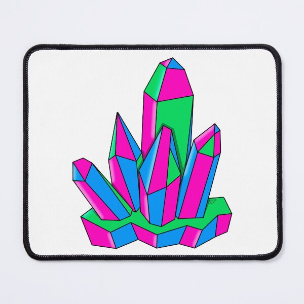 Item preview, Polysexual LGBTQ+ Subtle Pride Crystal Pile designed and sold by SentABear.