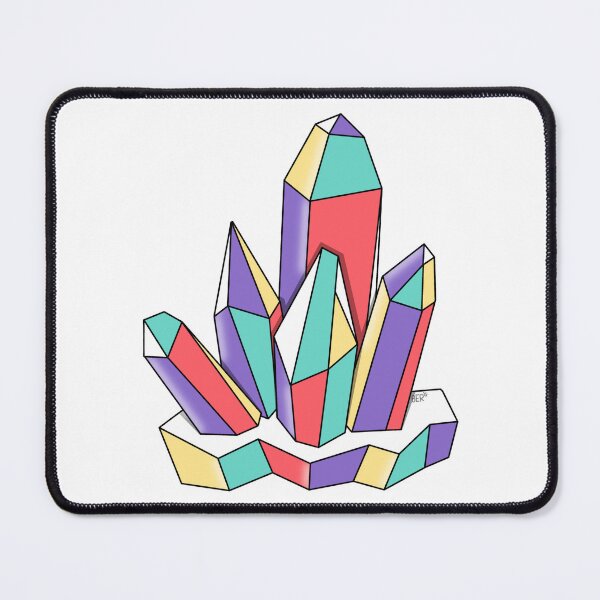 Item preview, Sapphic LGBTQ+ Subtle Pride Crystal Pile designed and sold by SentABear.
