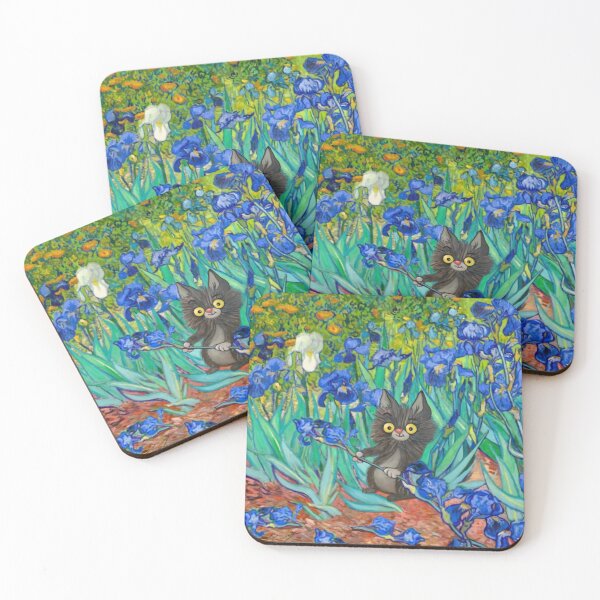 Item preview, Van Gogh's cat in the Irises designed and sold by Ideahouse.