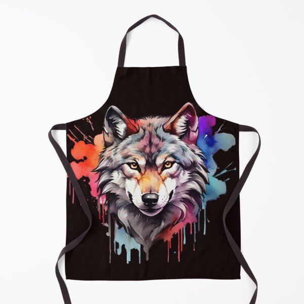 Item preview, Powerful Colorful Wolf designed and sold by vuslatmedia.