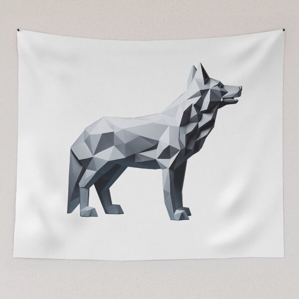 Item preview, Geometric Wolf Elegance designed and sold by MajesticArtPL.