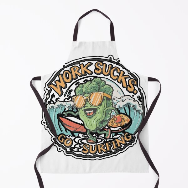 Item preview, work sucks , go surfing ! designed and sold by NebulaWhimsy.