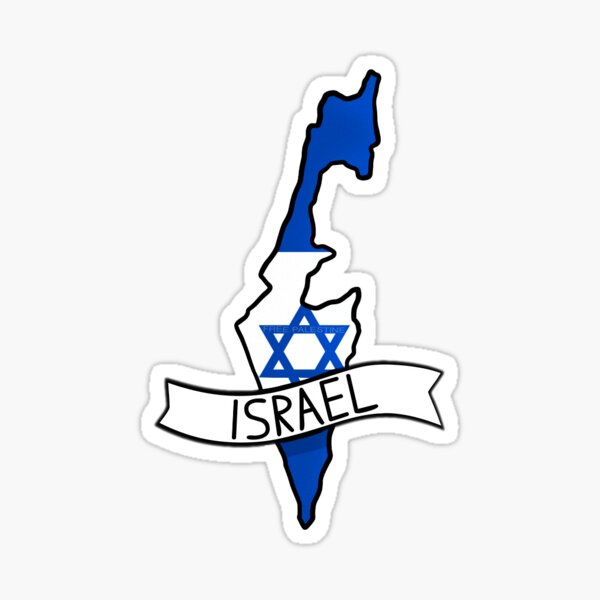 Skate Anime Character Pride Flag Stickers -  Israel