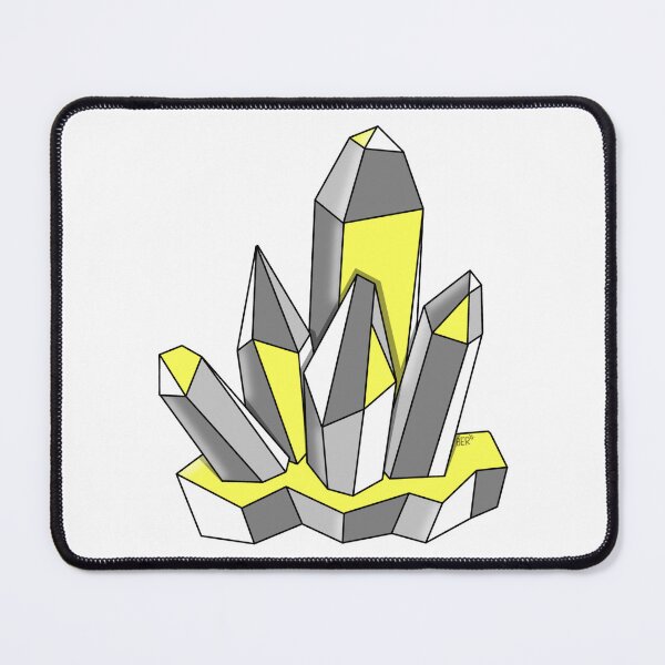 Item preview, Demigender LGBTQ+ Subtle Pride Crystal Pile designed and sold by SentABear.