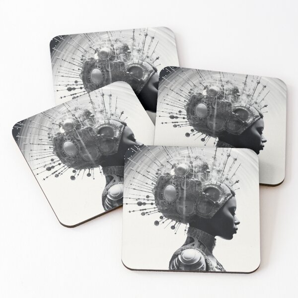 Item preview, Afrofuturism Art designed and sold by MidJourneymen.