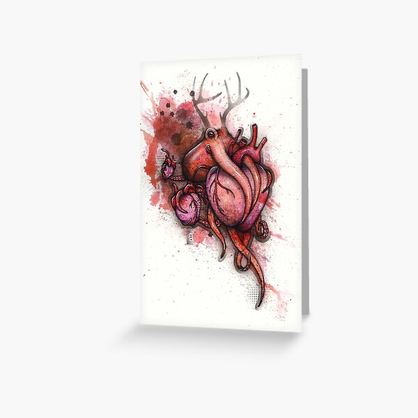 Three Hearts Greeting Card