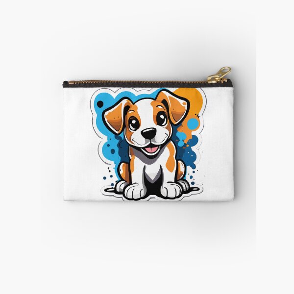 Aperçu de l'œuvre Adorable chiot mignon avec une touche de graffiti créée et vendue par ComputeUnit.