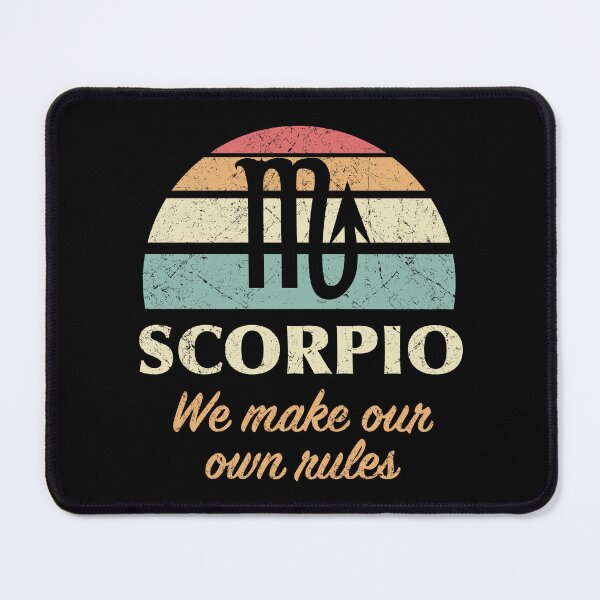 Item preview, Funny Scorpio Zodiac Rules designed and sold by thepixelgarden.