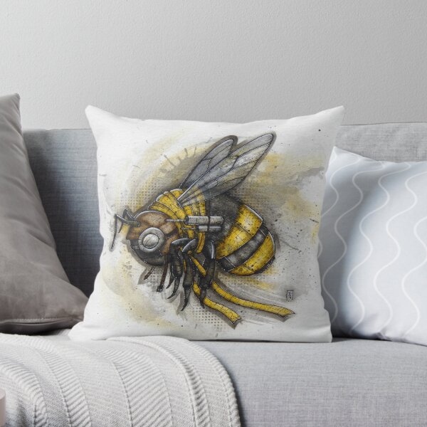 Bumblebee Throw Pillow