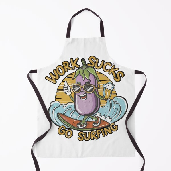 Item preview, work sucks , go surfing ! designed and sold by NebulaWhimsy.