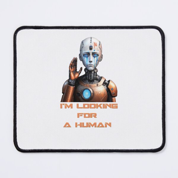 Item preview, Android (robot) is looking for surviving humans. designed and sold by ElenaHrubes.