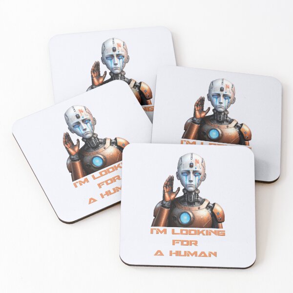 Item preview, Android (robot) is looking for surviving humans. designed and sold by ElenaHrubes.