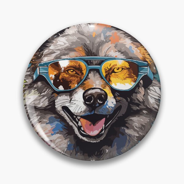 Item preview, Colourful/Colorful wolf with sunglasses 11 designed and sold by Batch-C91.