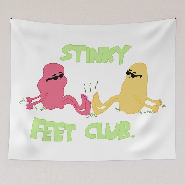 Item preview, Stinky Feet Club Cartoon Artwork designed and sold by HFGjewels.