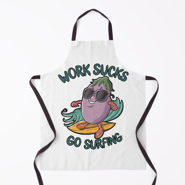 Item preview, work sucks , go surfing ! designed and sold by NebulaWhimsy.