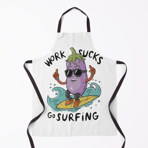 Item preview, work sucks , go surfing ! designed and sold by NebulaWhimsy.