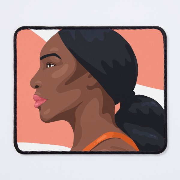 Item preview, Serena Williams, female tennis player designed and sold by Tickled Spink Studios.