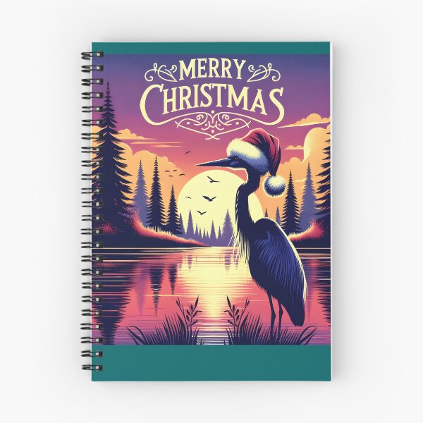 Item preview, Yuletide Heron: A Lakeside Christmas Spectacle designed and sold by SandbarTees.