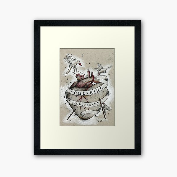 Something Significant Framed Art Print