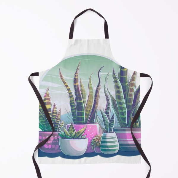 Item preview, Pink Snakeplant Desert Scene - Potted Plant Painting designed and sold by Star-Fragment.