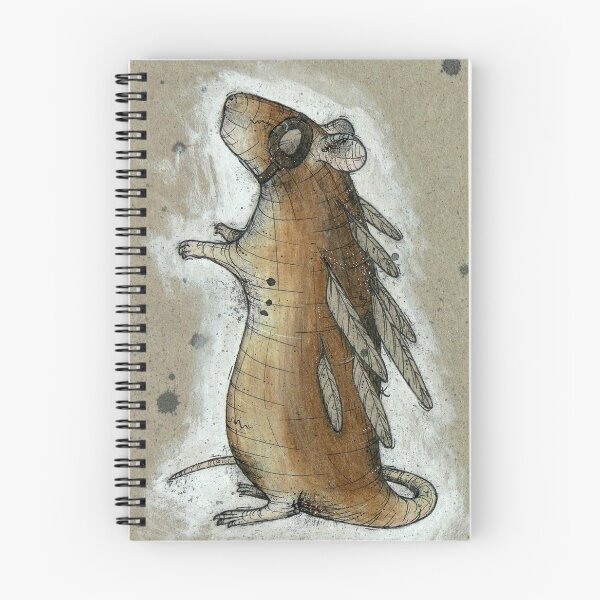 Item preview, Feathered Rat designed and sold by A Curious Bestiary.