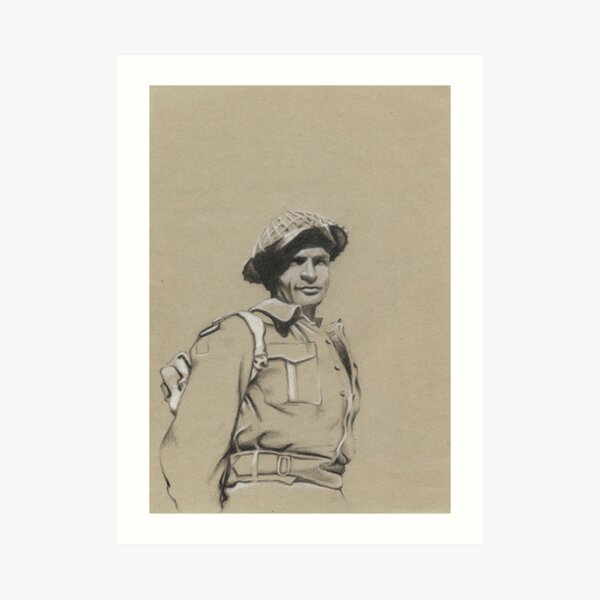 Charles Upham VC and Bar Art Print