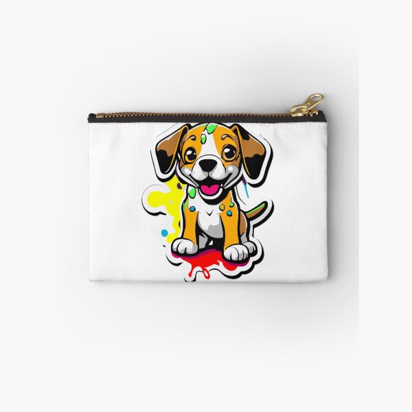 Item preview, Adorable Cute Puppy with a Splash of Graffiti designed and sold by ComputeUnit.