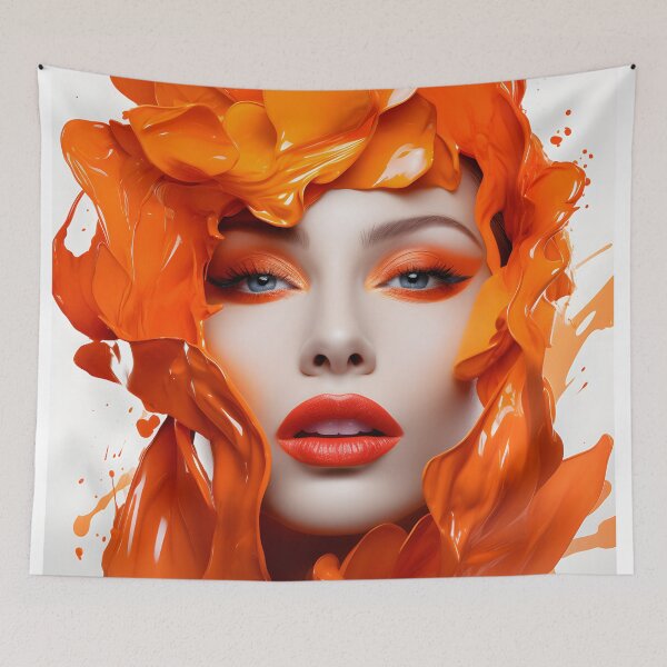 Item preview, Autumn Orange Lips designed and sold by 7word.