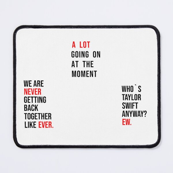 Item preview, 22 shirt design sticker pack 3 red black Taylor insp designed and sold by Rachel Grace Sews.