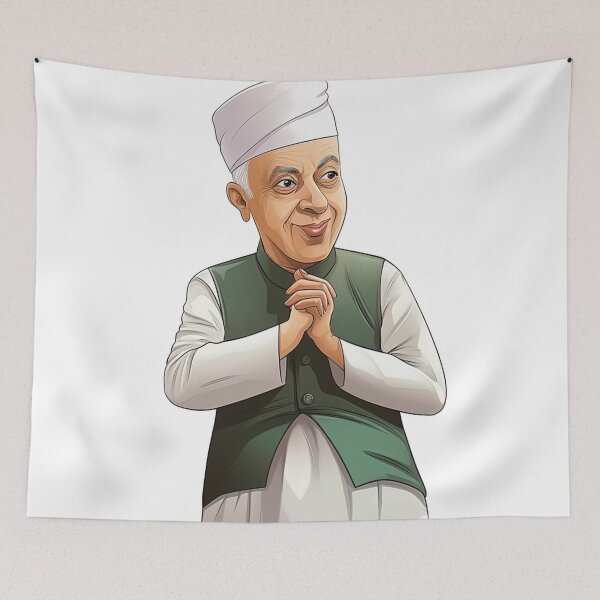 Item preview, Jawaharlal Nehru | cute style designed and sold by ComicsFactory.