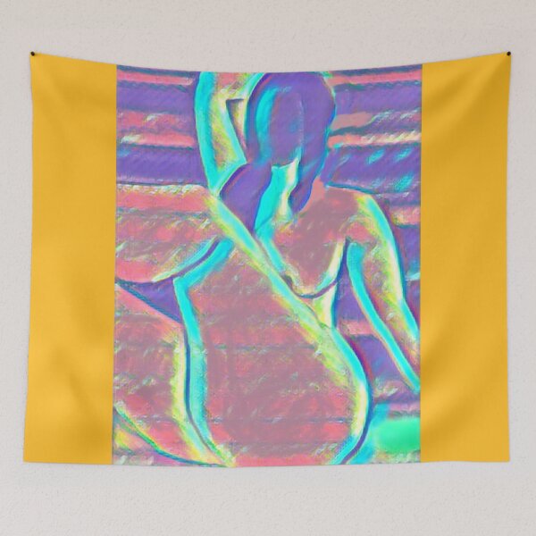 Item preview, Digital painting of Rubenesque female nude model designed and sold by pulchritude560.