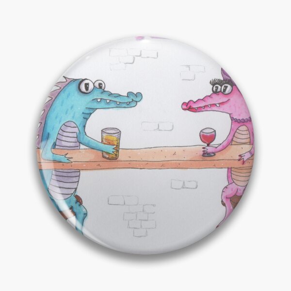 Item preview, A crocodile walks into a bar ... designed and sold by artisticklu.
