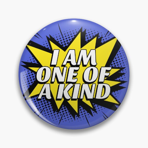 Item preview, "I Am One of a Kind" Positive Quote  designed and sold by Mariana Piana.