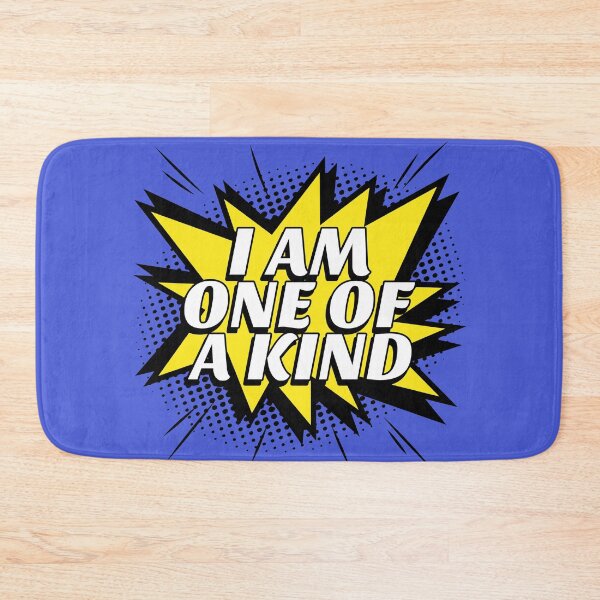 Item preview, "I Am One of a Kind" Positive Quote  designed and sold by Mariana Piana.