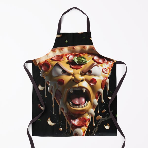 Item preview, Angry Food Series - Angry Slice of Pizza - Funny Mad Angry Food  designed and sold by Butler in the Home.