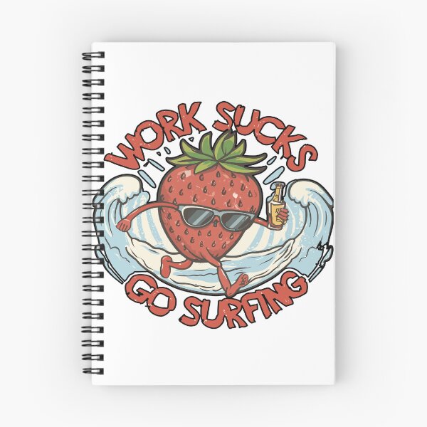 Item preview, work sucks , go surfing ! designed and sold by NebulaWhimsy.