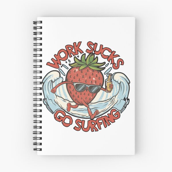Item preview, work sucks , go surfing ! designed and sold by NebulaWhimsy.